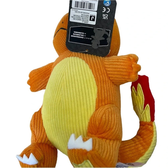 POKÉMON Charmander Rare Corduroy Plush Toy - Picture 9 of 11